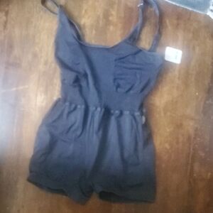 Free People Black Nwt XL romper Bodysuit